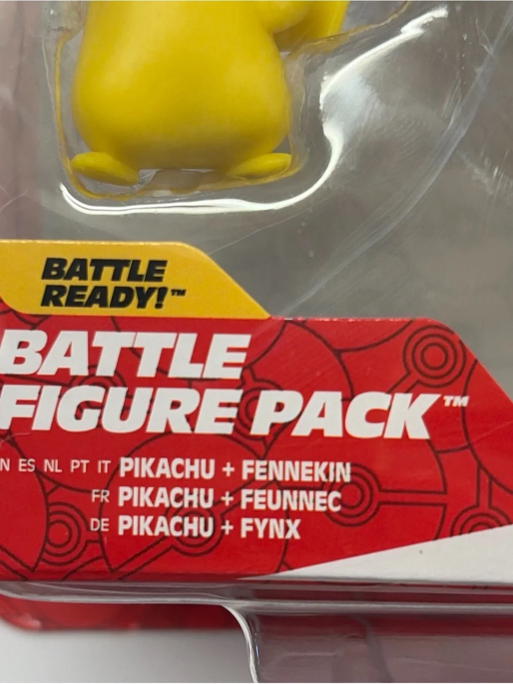 Pokemon Pikachu & Fennekin Figures - Yellow / Orange